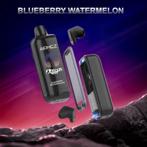 Airmez Xbeat 50K PRO, približek vgrajenih Hi-Fi slušalk, magnetni dizajn, rdeče slušalke, prozorna plastika, pametni zaslon