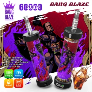 BANG BLAZE 60000 Puffs Shisha, okus Brown Ale, tarot motiv 