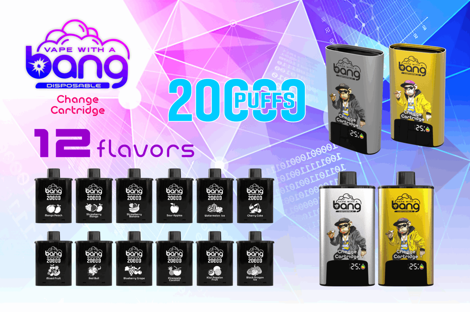 BANG 20k Puffs Change Ammunition disposable vape